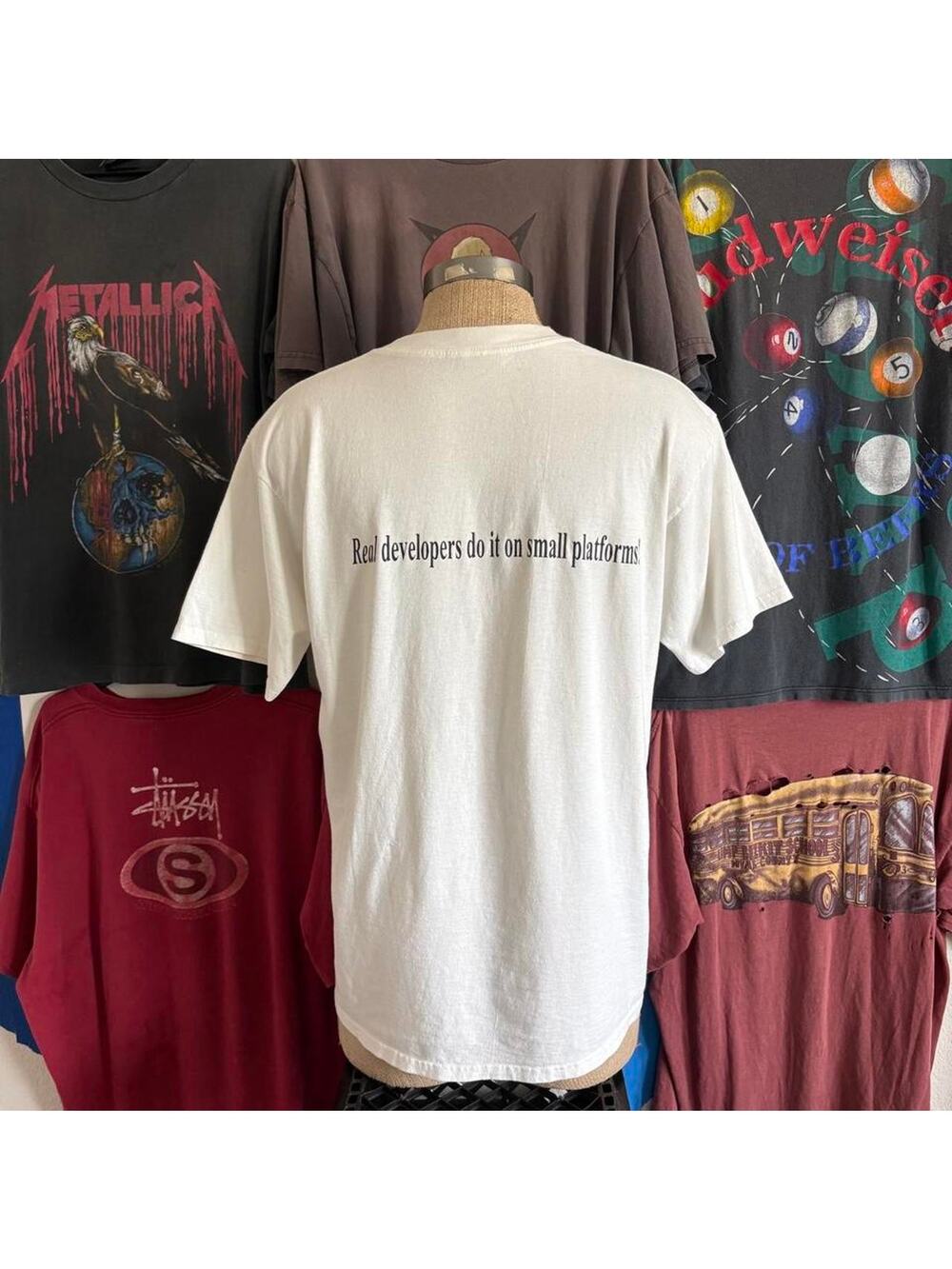 Vintage 1990s windows developer t shirt